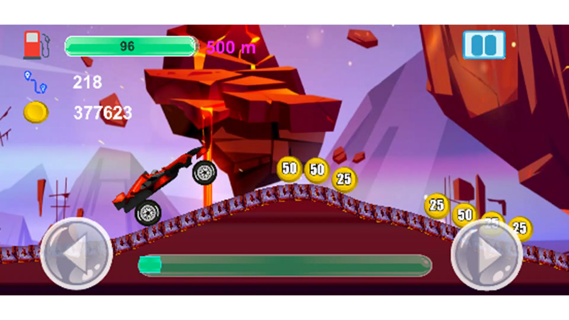 Hill Climb Car Race Adventure Captura de tela 1