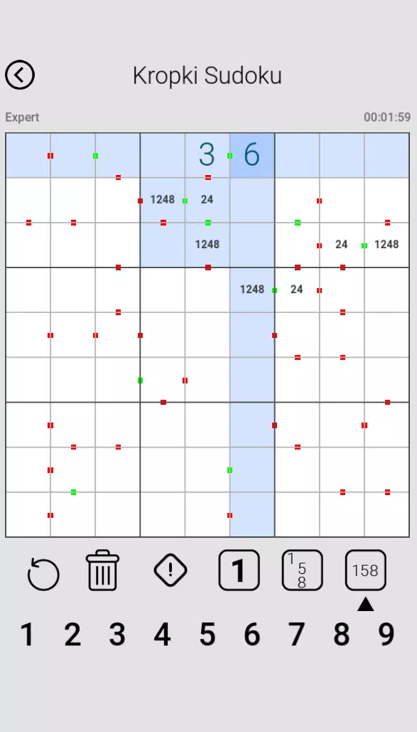 Dot Sudoku स्क्रीनशॉट 1