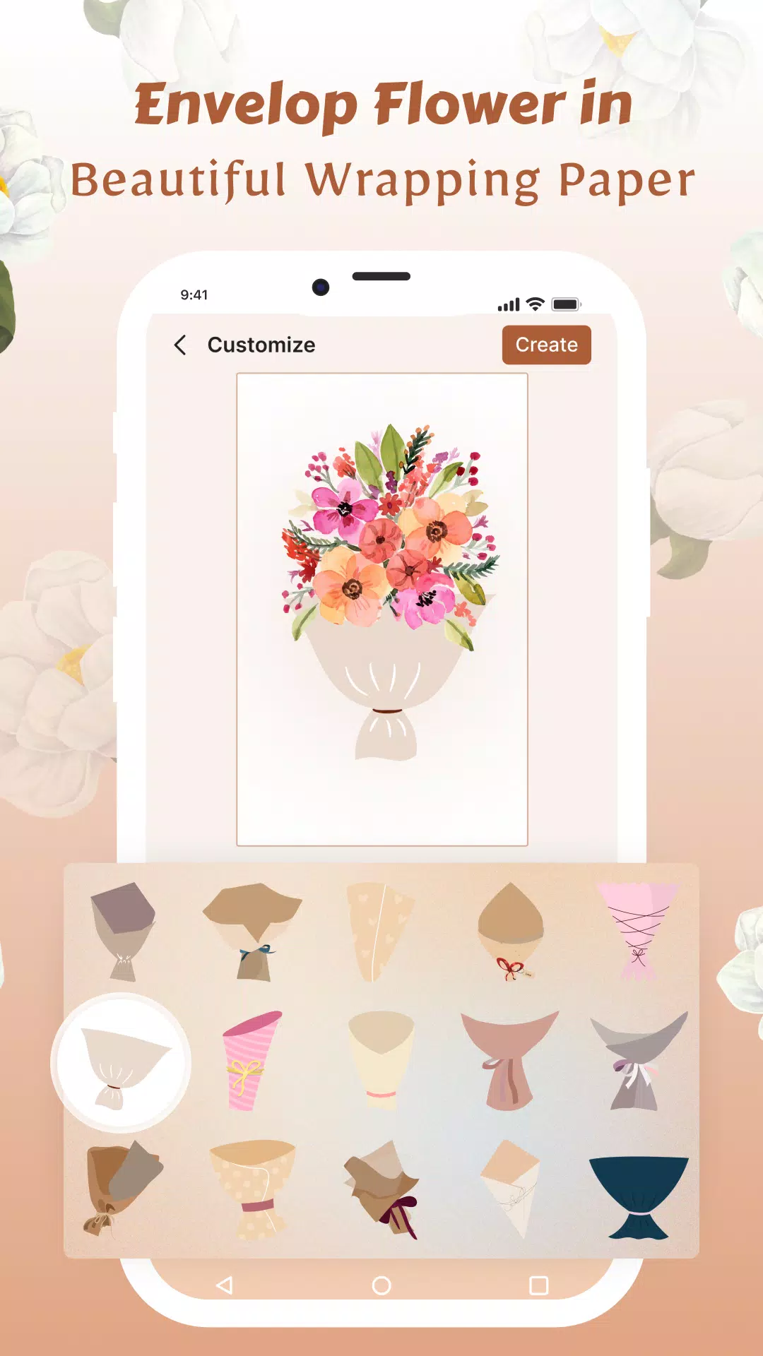 Flower Language Wallpaper DIY 스크린샷 1