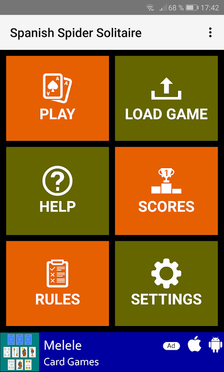 Spanish Spider Solitaire ภาพหน้าจอ 0