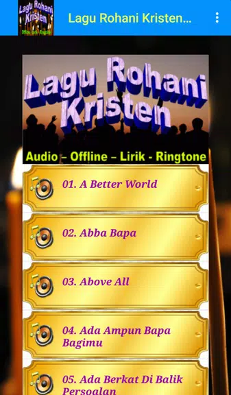 Lagu Rohani Kristen Offline Zrzut ekranu 1