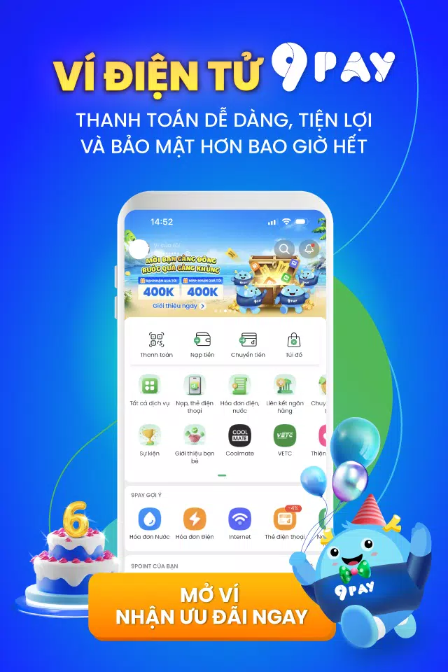 Ví điện tử 9Pay应用截图第0张