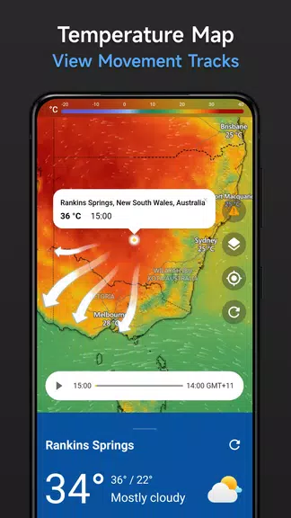 Live Weather & Radar Map Tangkapan skrin 2