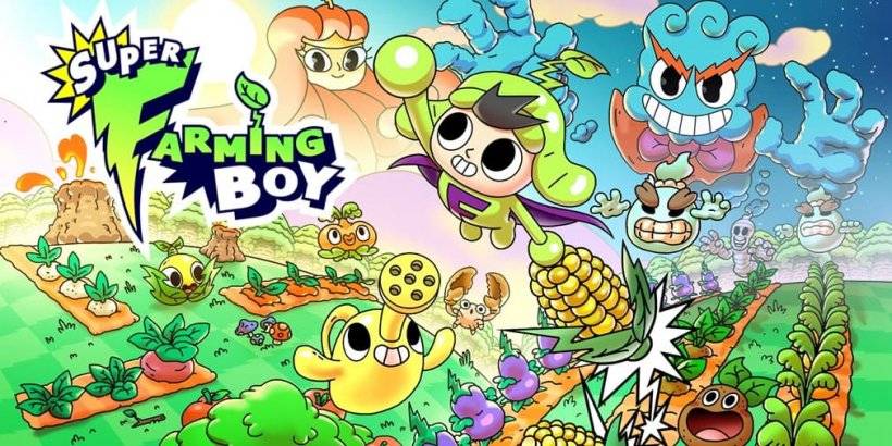 El simulador de agricultura combina acción y rompecabezas en Super Farming Boy