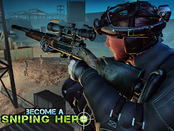 Sniper Shooter offline Game ภาพหน้าจอ 3