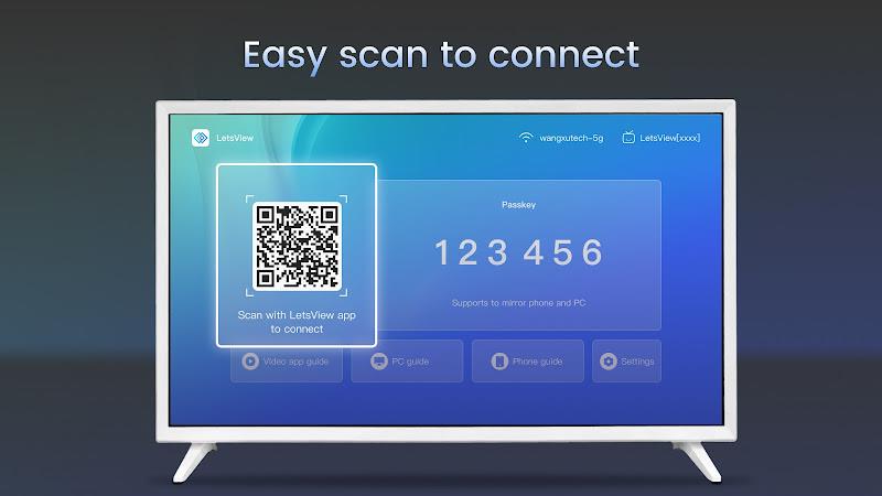 LetsView-テレビ用の無線画面ミラーリングアプリ スクリーンショット 1