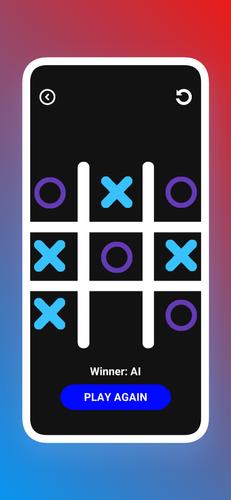 Tic Tac Toe - 2 Player Offline Ảnh chụp màn hình 1