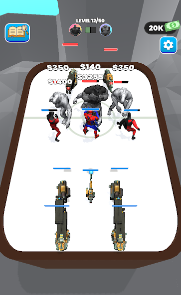 Merge Master Superhero Battle Mod स्क्रीनशॉट 1