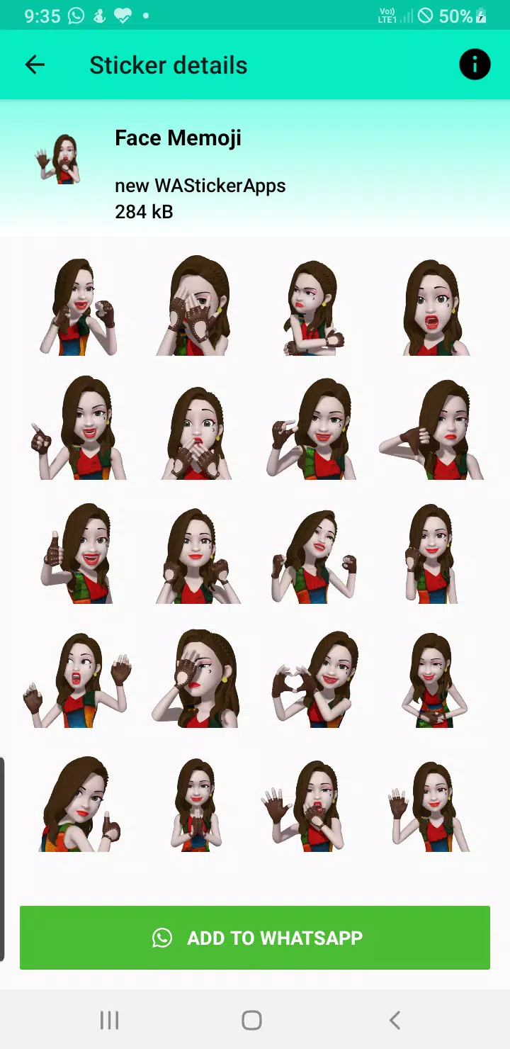 3d emoji stickers for whatsapp Capture d'écran 3