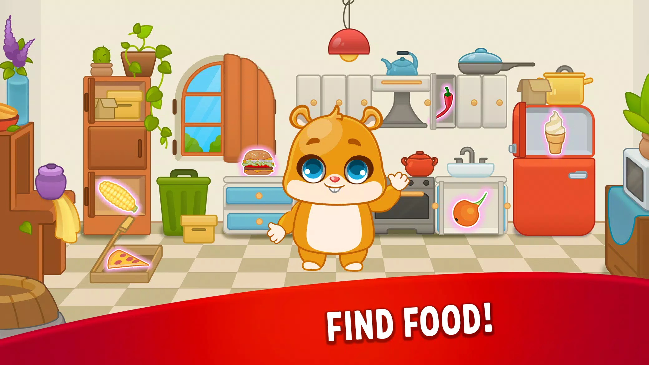 Hamster House: Kids Mini Games Screenshot 2