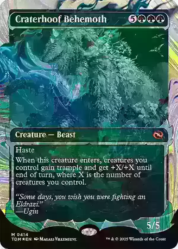Magic: The Gathering Craterhoof Behemoth