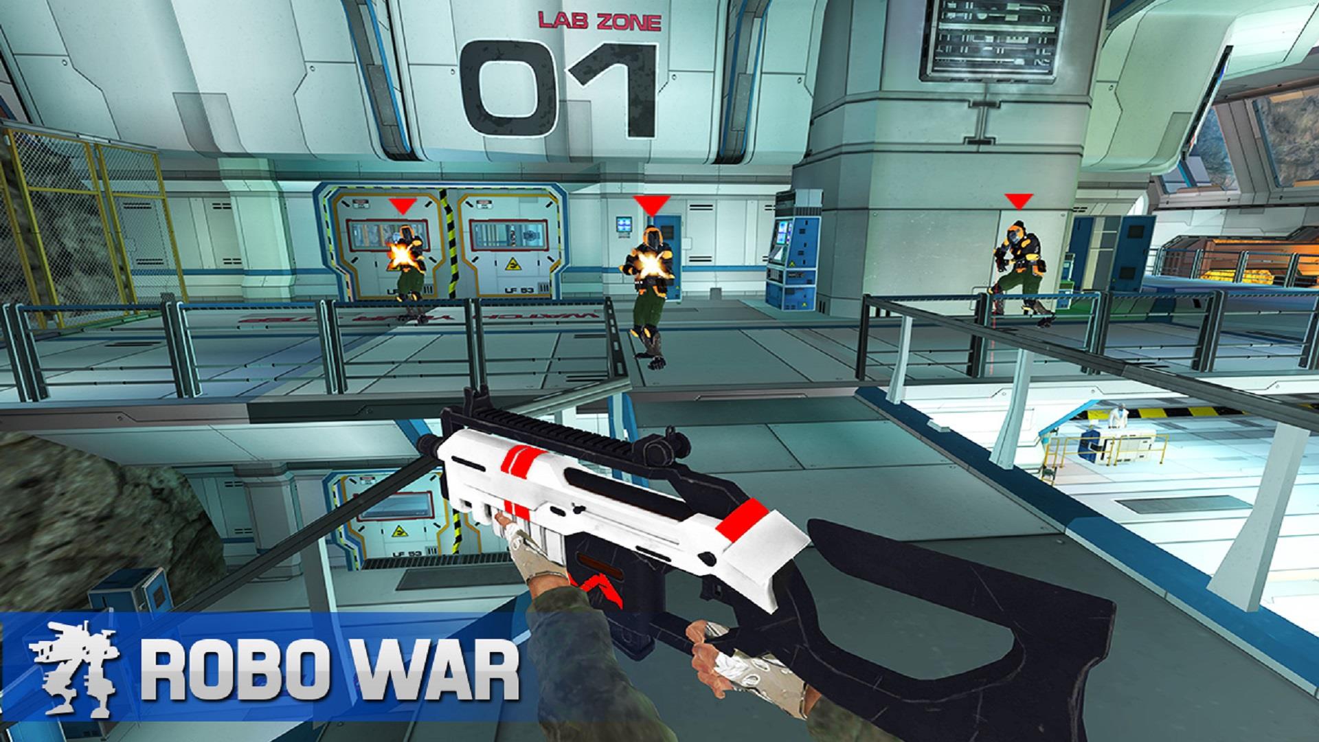 Robot Gun Shooting Games War Captura de tela 1