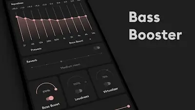 Flat Equalizer - Bass Booster स्क्रीनशॉट 2