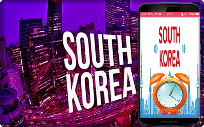 South Korea time Captura de pantalla 0