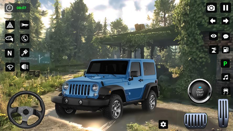 Schermata Long Road Trip Car Simulator 1