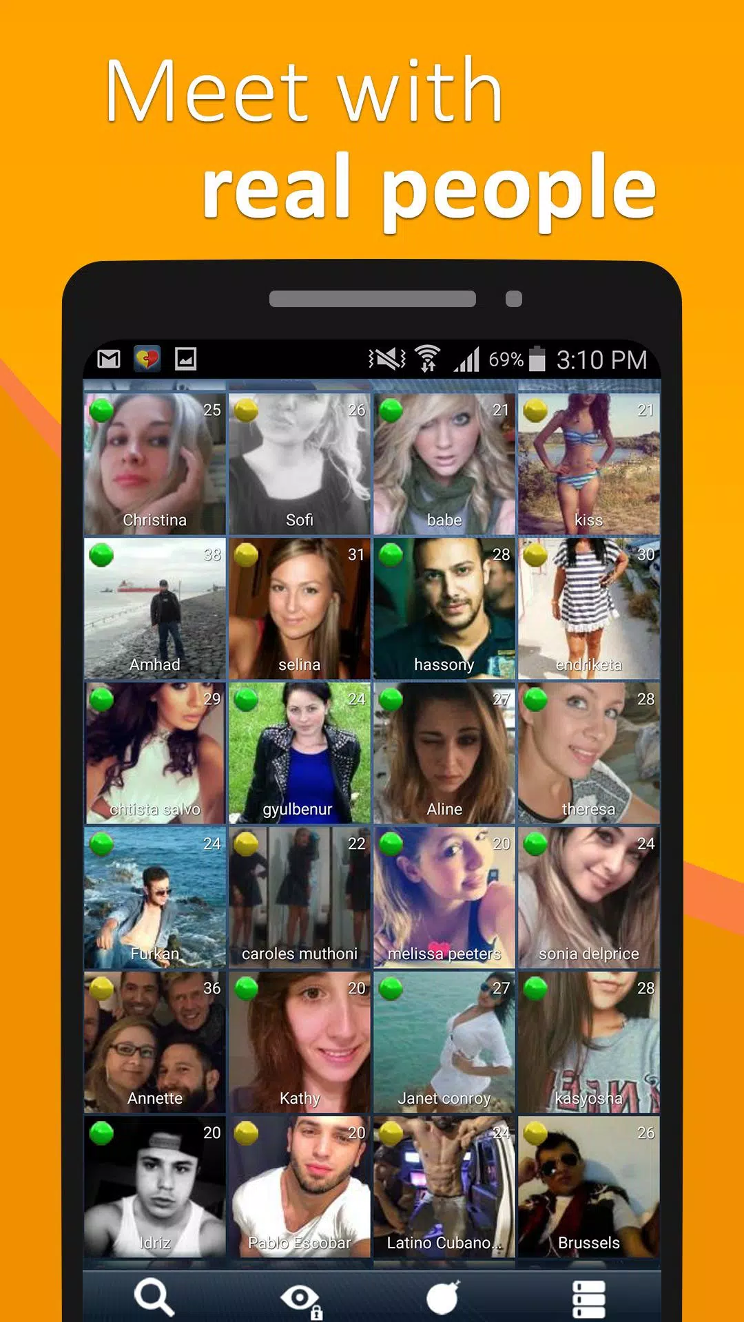 Meet24 - Love, Chat, Singles スクリーンショット 0