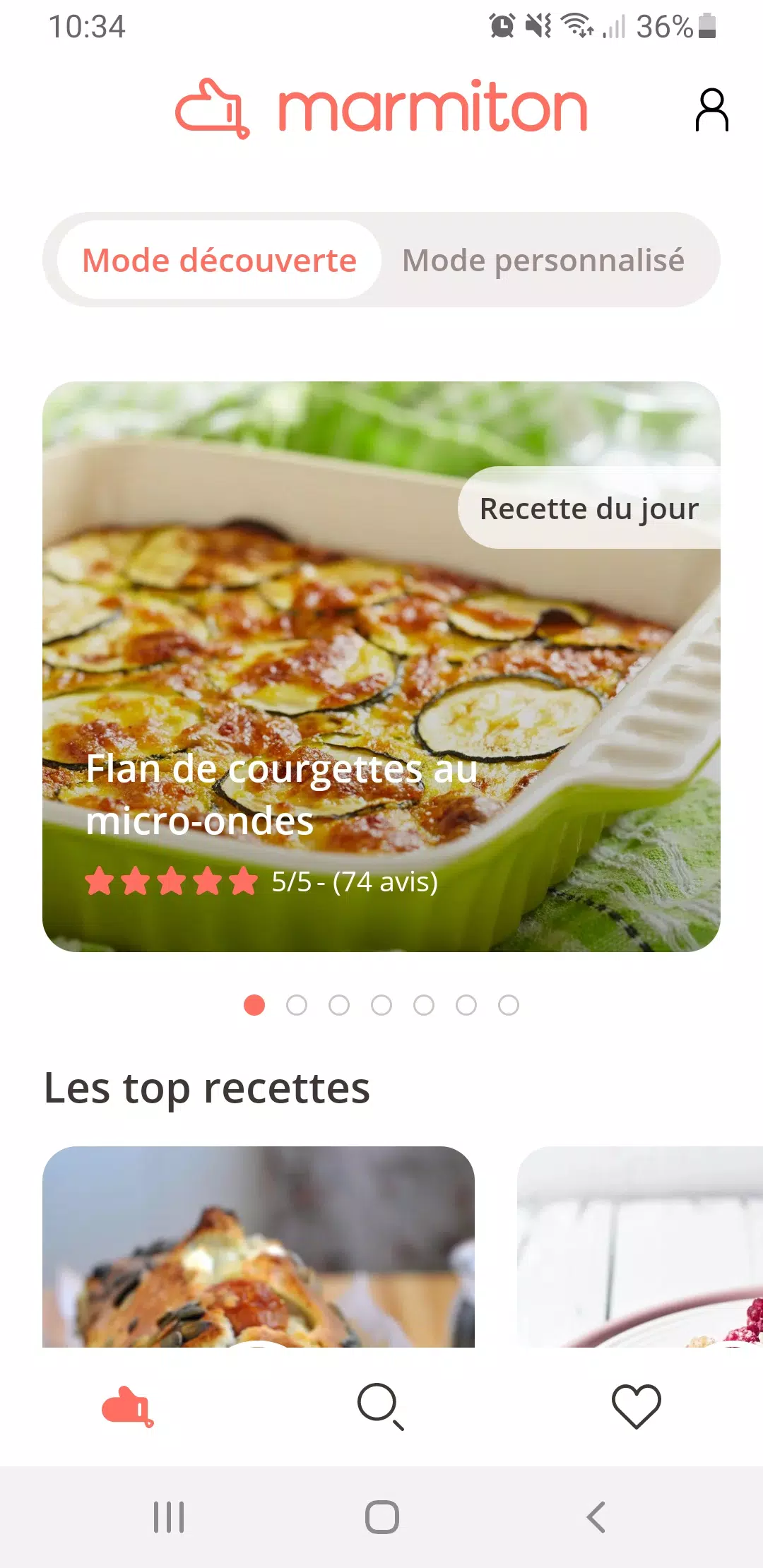 Marmiton, recettes de cuisine Zrzut ekranu 1