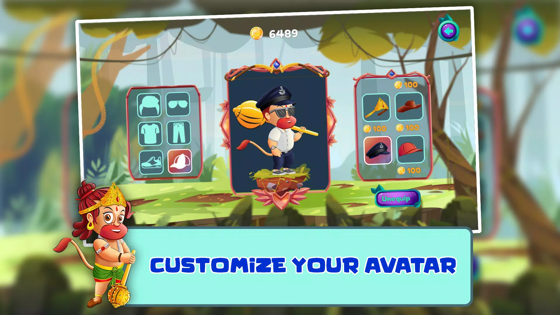 Bal Hanuman - Adventure Game Tangkapan skrin 3