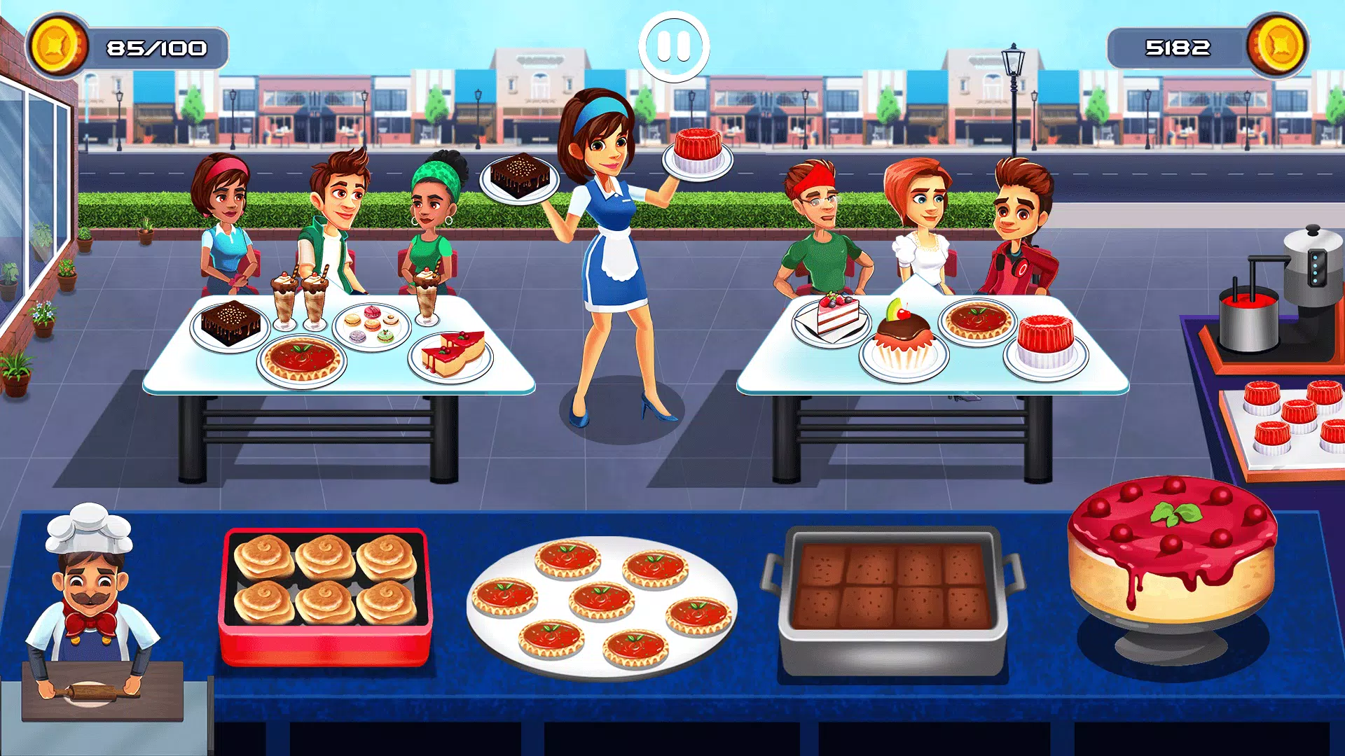 Cooking Cafe -Chefe de Cozinha Captura de tela 1