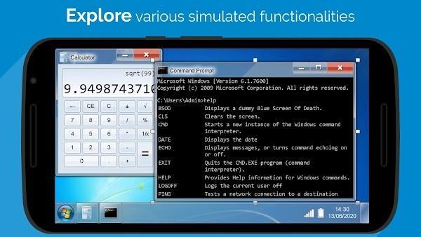 Win7 Simu Tangkapan skrin 2