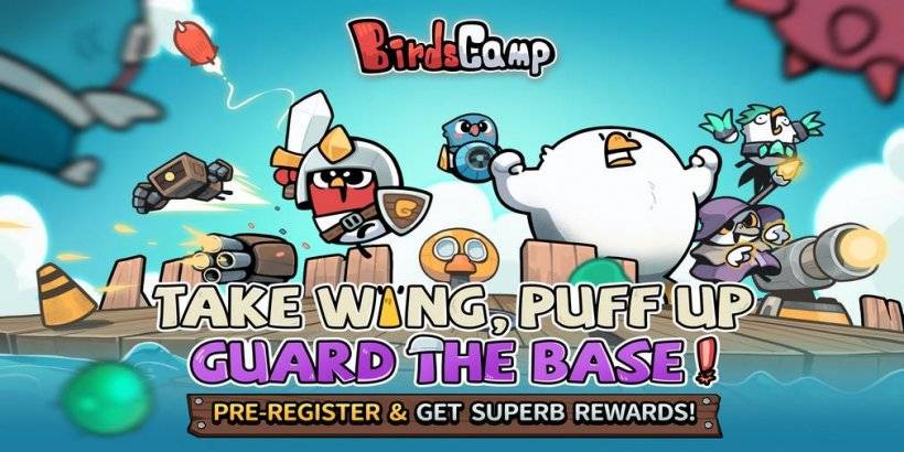 Birds Camp is a cutesy tower defence that sees you building a deck to take on all assailants