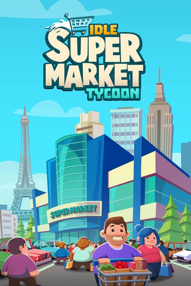 Idle Supermarket Tycoon Mod Скриншот 0