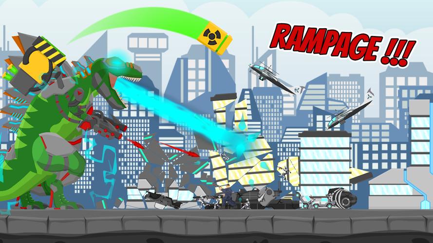 Cyborg Titan Rex: City Rampage Ảnh chụp màn hình 3