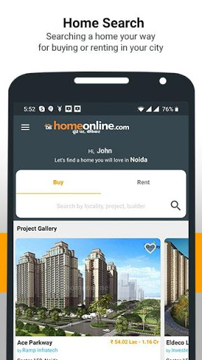 Homeonline - Property Search & Real Estate App Screenshot 1