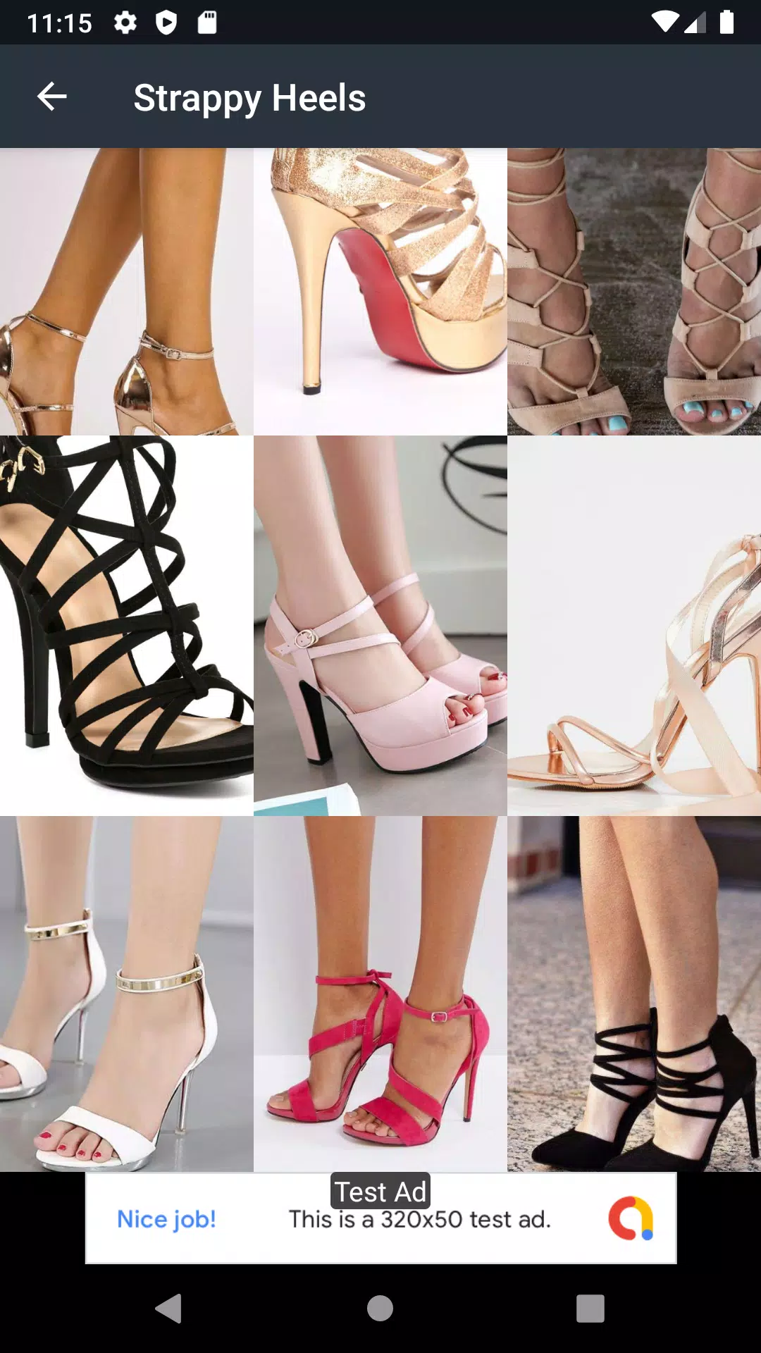 Strappy Heels Ideas Скриншот 1