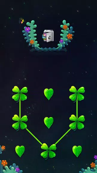 AppLock Theme Lucky Clover Tangkapan skrin 0