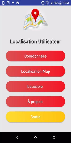 Géolocalisation ( Ma Position Actuelle ) Скриншот 1