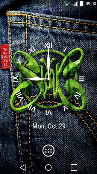 Schermata Slank Clock Widget 0