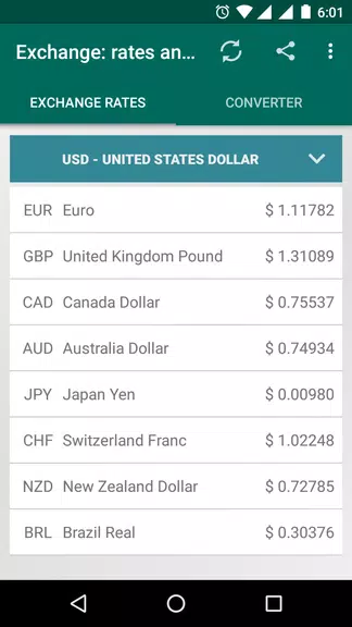 XRT: Exchange rates, converter Скриншот 0