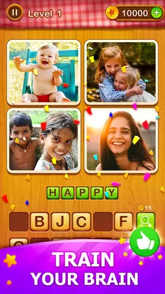 4 Pics Guess Word -Puzzle Game スクリーンショット 0