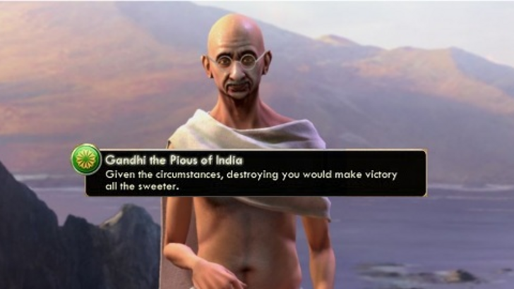Civ 7 non avrà Gandhi per diventare nucleare, ma l'ha mai fatto?