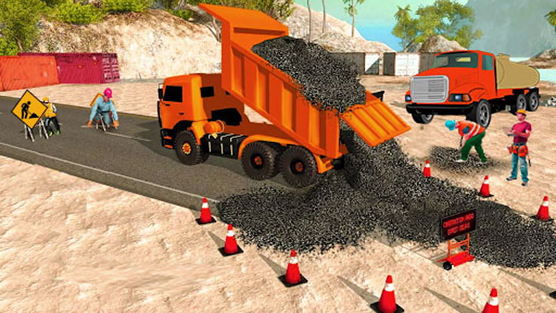 Schermata Highway road construction game 3