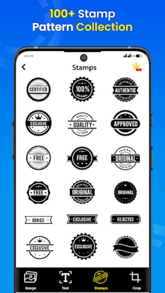 Stamp Maker – Image Watermark 스크린샷 1