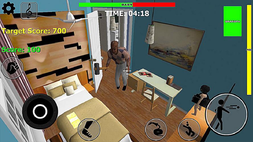 escape de casa abuela malvada Captura de pantalla 1