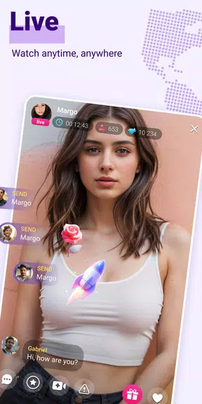 Video Chat Live Roulette Ảnh chụp màn hình 0