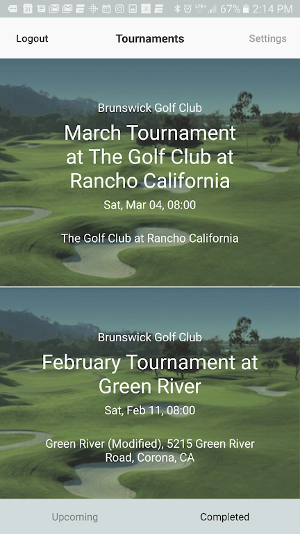 EZ Golf League应用截图第0张