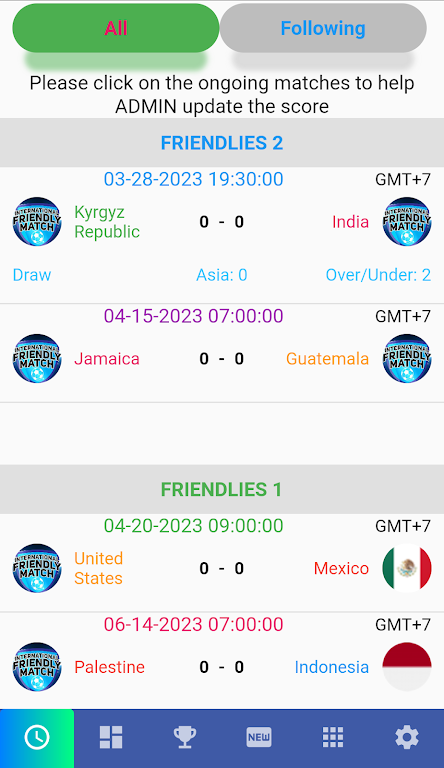 Friendly Matches 2024 ภาพหน้าจอ 0