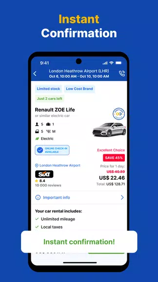 EconomyBookings Car Rental Capture d'écran 2
