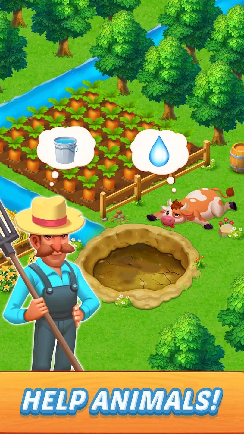 Solitaire Farm Adventure Games Screenshot 3