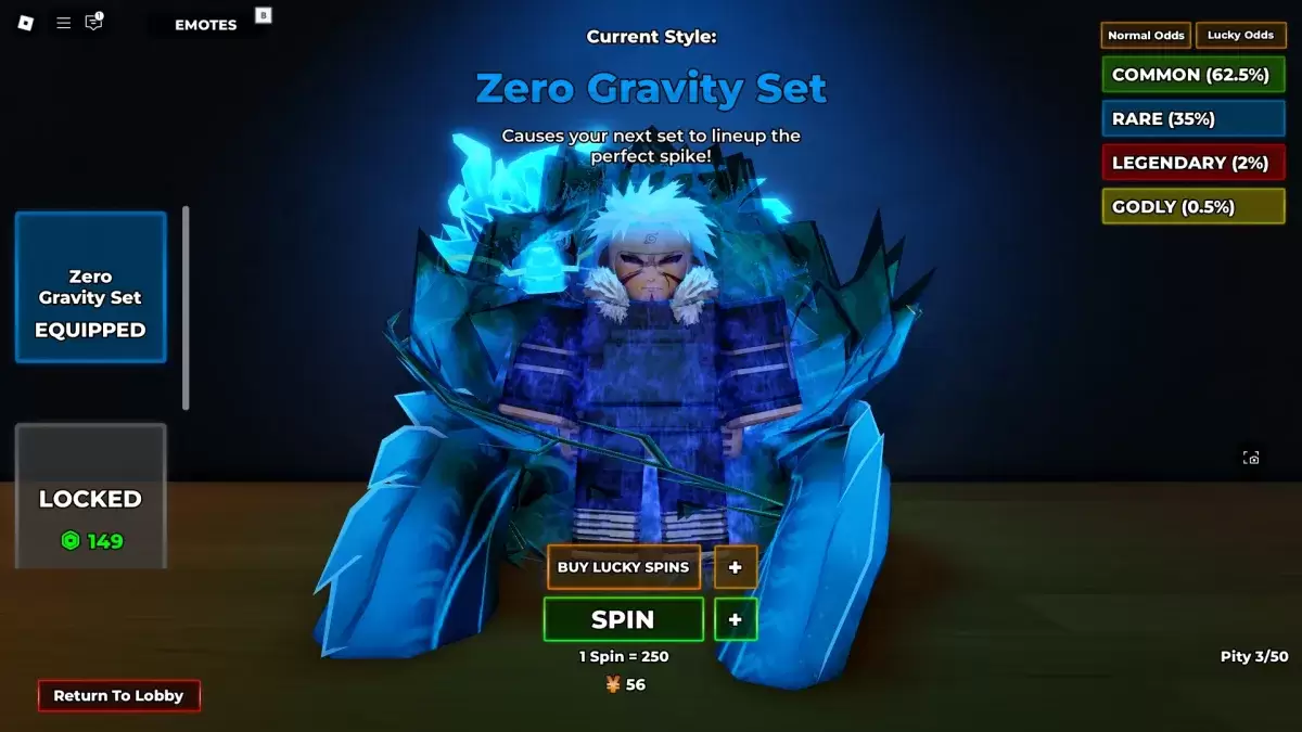 Abilities Menu Screenshot