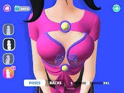 Bikini DIY: Bra Bikini Games Captura de pantalla 1