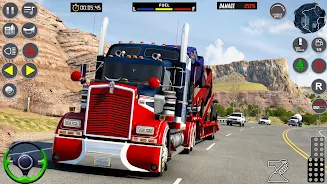 US Cargo Truck Simulator Game Tangkapan skrin 3