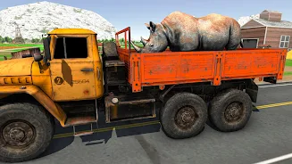 Animal Transport Truck Game Скриншот 0