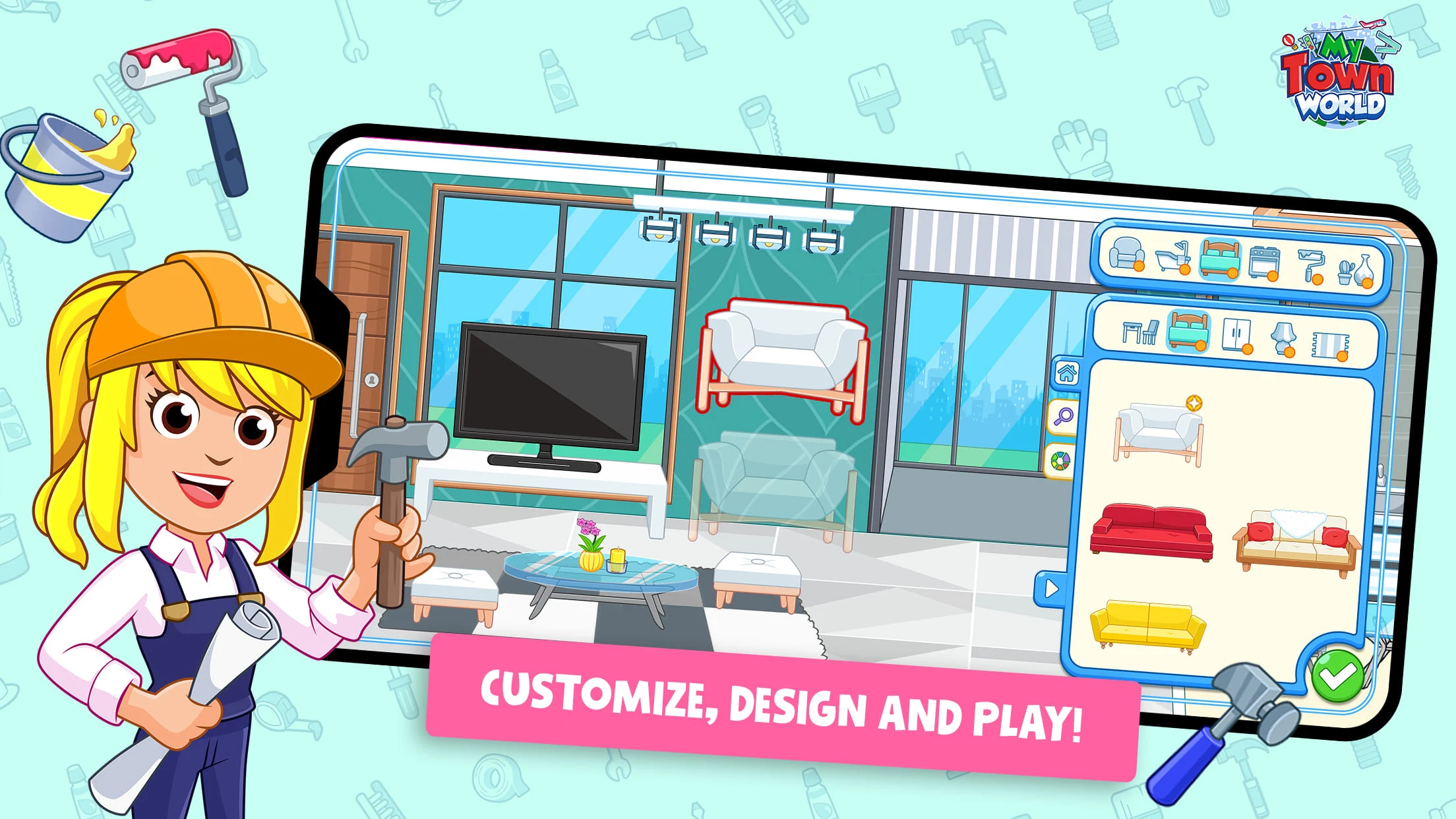 My Town World - Mega Doll City ภาพหน้าจอ 2