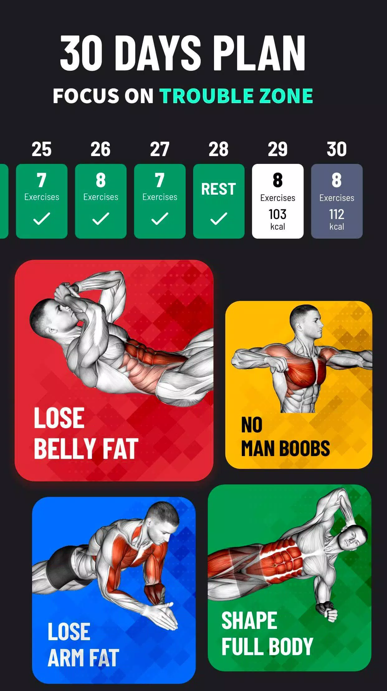 Lose Weight App for Men Screenshot 1