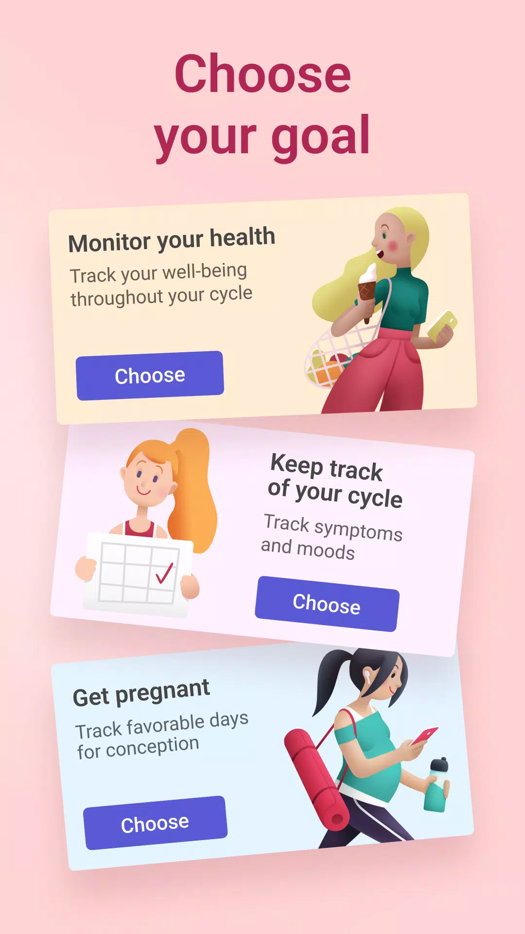 Clover－Period & Cycle Tracker ภาพหน้าจอ 2